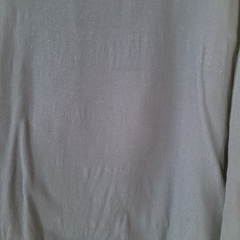 Soft Surroundings Navy Split Neck Button Tab Asym… - image 8